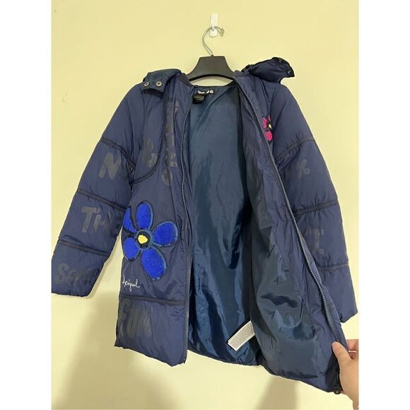 ‎Desigual Girl's Coat Cerezas - Picture 6 of 9